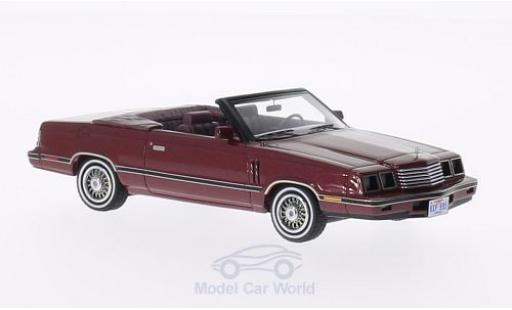 Coche miniatura Dodge 600 1/43 Neo Convertible metalico rojo 1984 Dodge 600 1/43 Neo Convertible metalico rojo 1984 coche miniatura