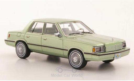 Coche miniatura Dodge Aries 1/43 Neo (K-Car) metalico verde 1983 Dodge Aries 1/43 Neo (K-Car) metalico verde 1983 coche miniatura