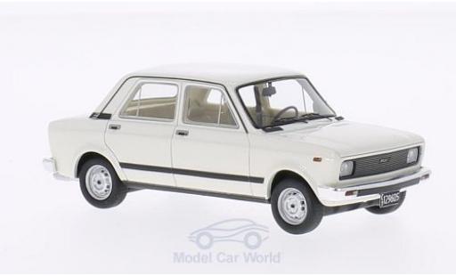 Fiat 128 1/43 Neo CL blanco Maradona 1982 coche miniatura