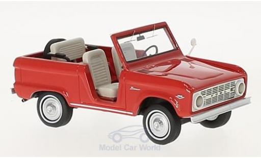 Ford Bronco 1/43 Neo Roadster rojo 1966 coche miniatura