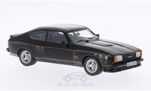 Ford Capri 1/43 Neo MKII 3.0S X-Pack negro 1976 coche miniatura