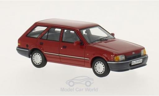 Ford Escort 1/43 Neo MK IV Turnier rojo 1986 coche miniatura