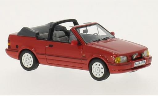 Ford Escort 1/43 Neo MkIV XR3i Cabriolet rojo 1986 coche miniatura