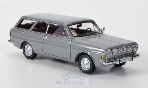 Coche miniatura Ford Taunus 1966 1/43 Neo 12M (P6) Turnier gris 1966 Ford Taunus 1966 1/43 Neo 12M (P6) Turnier gris 1966 coche miniatura