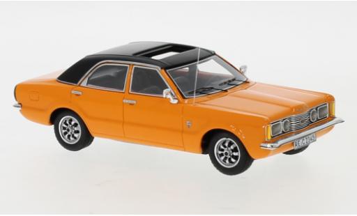 Ford Taunus 1/43 Neo GXL naranja/negro 1973 coche miniatura