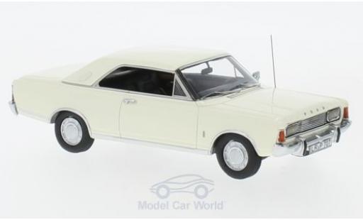Coche miniatura Ford Taunus 1971 1/43 Neo P7b 20M Coupe blanco 1971 Ford Taunus 1971 1/43 Neo P7b 20M Coupe blanco 1971 coche miniatura