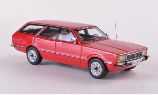 Coche miniatura Ford Taunus 1/43 Neo TC2 Turnier GL rojo 1976 Ford Taunus 1/43 Neo TC2 Turnier GL rojo 1976 coche miniatura