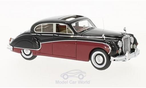 Jaguar MK 9 1/43 Neo VIII rojo/negro RHD 1955 coche miniatura