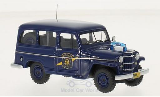Coche miniatura Jeep Willys 1/43 Neo Station Wagon Michigan State Police 1954 Jeep Willys 1/43 Neo Station Wagon Michigan State Police 1954 coche miniatura
