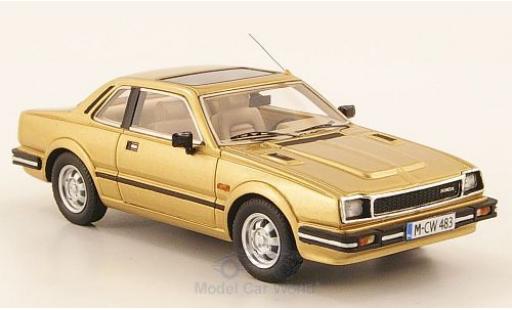 Honda Prelude 1/43 Neo MkI gold 1983 coche miniatura