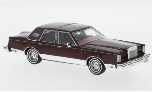Coche miniatura Lincoln Continental 1/43 Neo Mark VI Signature Series metalico rojo 1980 Lincoln Continental 1/43 Neo Mark VI Signature Series metalico rojo 1980 coche miniatura