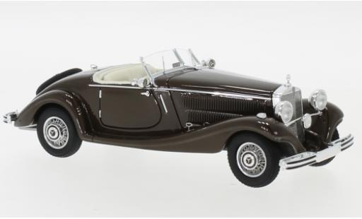 Coche miniatura Mercedes 290 1/43 Neo Roadster (W18) marron 1937 Mercedes 290 1/43 Neo Roadster (W18) marron 1937 coche miniatura
