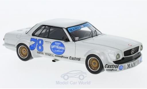 Mercedes 450 SLC 1/43 Neo SLC AMG Gr.2 No.78 Mampe 1978 Präsentation coche miniatura