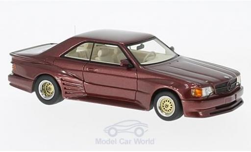Mercedes 500 SEC 1/43 Neo SEC Koenig Specials metalico rojo coche miniatura