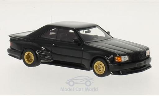 Mercedes 500 SEC 1/43 Neo SEC Koenig Specials negro 1985 coche miniatura