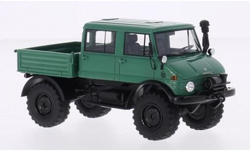 Mercedes Unimog 1/43 Neo U416 Doppelkabine verde 1977 coche miniatura