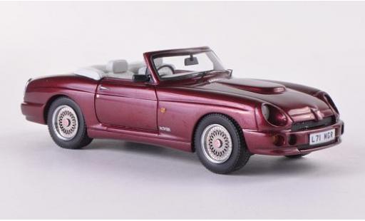 MG RV8 1/43 Neo metalico rojo RHD 1993 coche miniatura