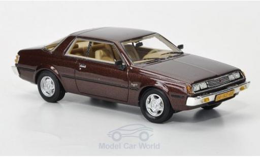 Coche miniatura Mitsubishi Sapporo 1/43 Neo MkI Coupe metalico marron 1982 Mitsubishi Sapporo 1/43 Neo MkI Coupe metalico marron 1982 coche miniatura