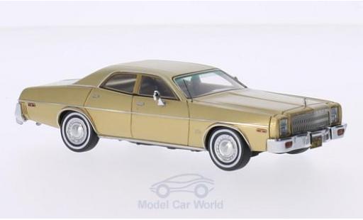 Coche miniatura Plymouth Fury 1/43 Neo 4-Door Sedan gold 1977 Plymouth Fury 1/43 Neo 4-Door Sedan gold 1977 coche miniatura