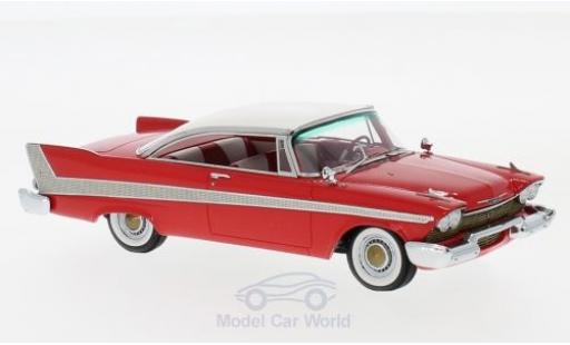 Coche miniatura Plymouth Fury 1/43 Neo Hardtop rojo/blanco 1958 Plymouth Fury 1/43 Neo Hardtop rojo/blanco 1958 coche miniatura
