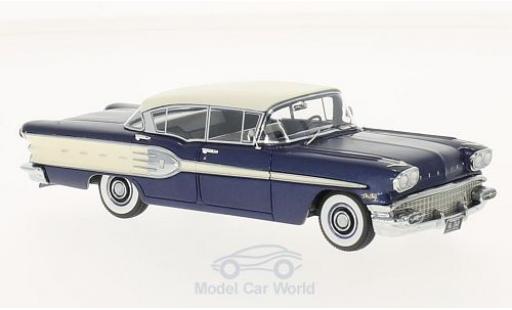Coche miniatura Pontiac Star Chief 1/43 Neo 4-Door Sedan metalico azul/blanco 1958 Pontiac Star Chief 1/43 Neo 4-Door Sedan metalico azul/blanco 1958 coche miniatura