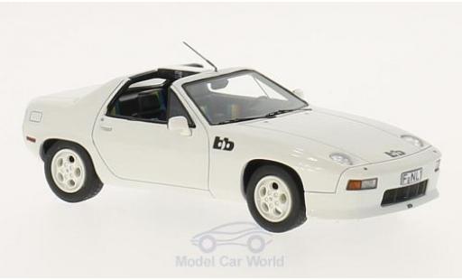 Porsche 928 1979 1/43 Neo BB Targa blanco 1979 coche miniatura