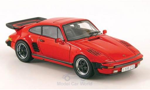 Porsche 930 Turbo 1/43 Neo Turbo SE Flatnose rojo 1987 coche miniatura
