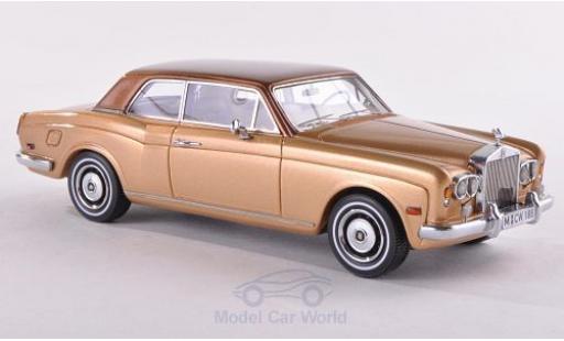 Rolls Royce Corniche 1/43 Neo FHC gold/metalico marron 1971 coche miniatura
