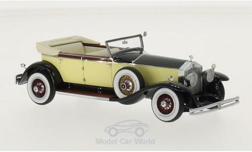 Rolls Royce Phantom 1/43 Neo I Newmarket amarillo/negro 1929 coche miniatura
