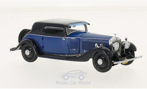 Coche miniatura Rolls Royce Phantom 1/43 Neo II Continental Windovers Coupe azul/azul 1932 Rolls Royce Phantom 1/43 Neo II Continental Windovers Coupe azul/azul 1932 coche miniatura
