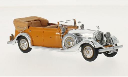 Coche miniatura Rolls Royce Phantom 1/43 Neo II Thrupp & Maberly chrom/naranja RHD 1934 Star of India Rolls Royce Phantom 1/43 Neo II Thrupp & Maberly chrom/naranja RHD 1934 Star of India coche miniatura
