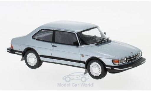 Saab 90 1/43 Neo metalico azul 1985 coche miniatura