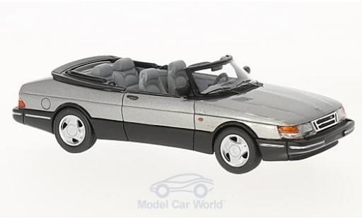 Coche miniatura Saab 900 1987 1/43 Neo Cabriolet metalico gris 1987 Saab 900 1987 1/43 Neo Cabriolet metalico gris 1987 coche miniatura