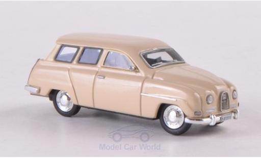 Saab 95 1/87 Neo beige coche miniatura