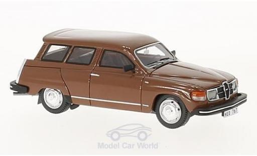 Saab 95 GL 1/43 Neo GL marron 1979 coche miniatura
