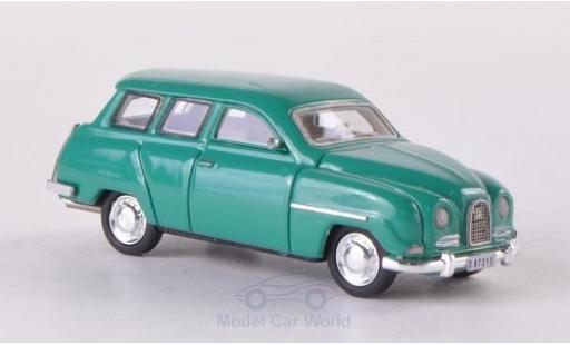 Saab 95 1/87 Neo verde 1961 coche miniatura