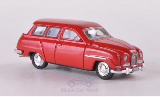 Saab 95 1/87 Neo rojo 1961 coche miniatura