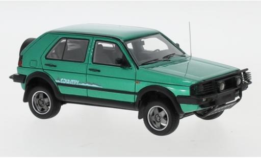 Coche miniatura Volkswagen Golf 1/43 Neo II Country metalico verde 1990 Volkswagen Golf 1/43 Neo II Country metalico verde 1990 coche miniatura