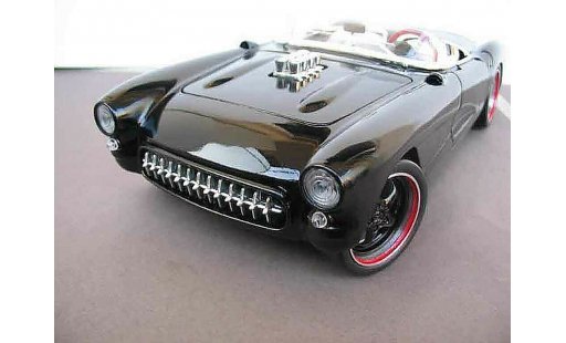 Chevrolet Corvette course 1/18 Burago C1 chevy v8 drag 1957 coche miniatura
