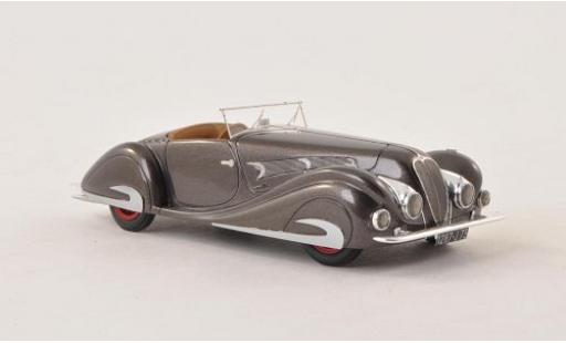 Delahaye 135 1/43 Nickel MS Competition Roadster Figoni & Falaschi metalico gris 1937 sn48563 coche miniatura