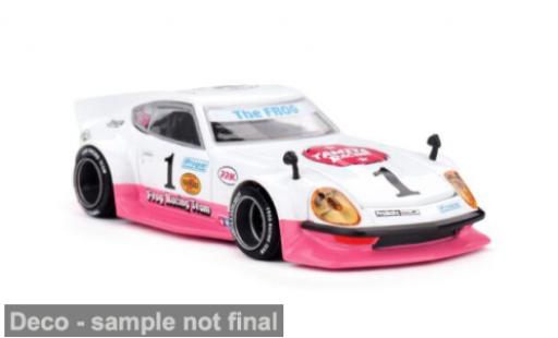 Nissan Fairlady Z 1/64 Mini GT pink/weiss 1969 Tamiya the Frog V1 1:64 coche miniatura