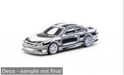 Nissan Silvia 1/64 Tarmac Works (S14) Vertex silber 1:64 coche miniatura