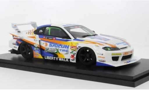 Coche miniatura Nissan Silvia 1/43 Top Speed S15 LB- #555 1:43 Nissan Silvia 1/43 Top Speed S15 LB- #555 1:43 coche miniatura