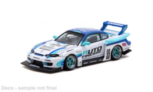 Nissan Silvia 1/64 Tarmac Works (S15) LB-Super Silhouette 2025 Auto Finesse 1:64 coche miniatura