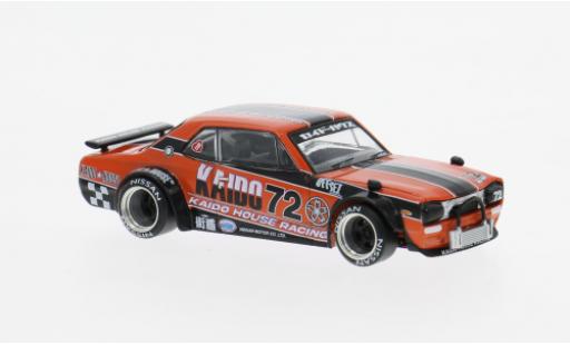 Nissan Skyline 1/64 Mini GT 2000 GT-R (KPGC10) naranja/Dekor 1:64 coche miniatura