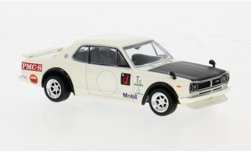 Nissan Skyline 1/64 Tarmac Works 2000 GT-R (KPGC10) weiss 1:64 coche miniatura