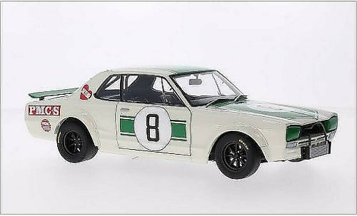 Nissan Skyline 2000 1/18 Autoart GT-R (KPGC10) RHD No.8 GP Japan 1971 coche miniatura