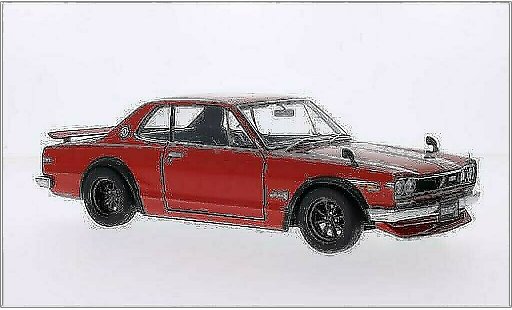 Nissan Skyline 2000 1/18 Autoart GT-R (KPGC10) rojo RHD coche miniatura