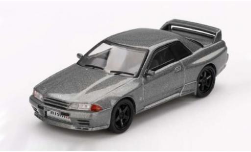 Nissan Skyline 1/64 Mini GT GT-R (Nismo BNR32 CRS Version) grau 1:64 coche miniatura