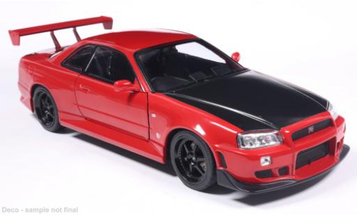 Nissan Skyline 1/18 MCG GT-R (R34) rot 2002 1:18 coche miniatura